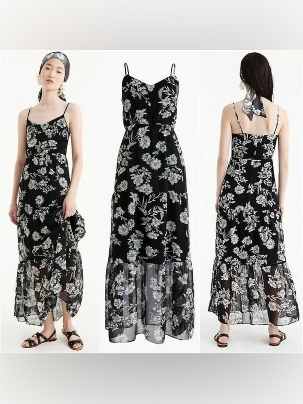 J.Crew Mercantile tiered maxi dress 4